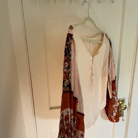 Free People | Blossom Sleeve Long Sleeve Shirt | Medium | Ivory - Picture 5 of 9